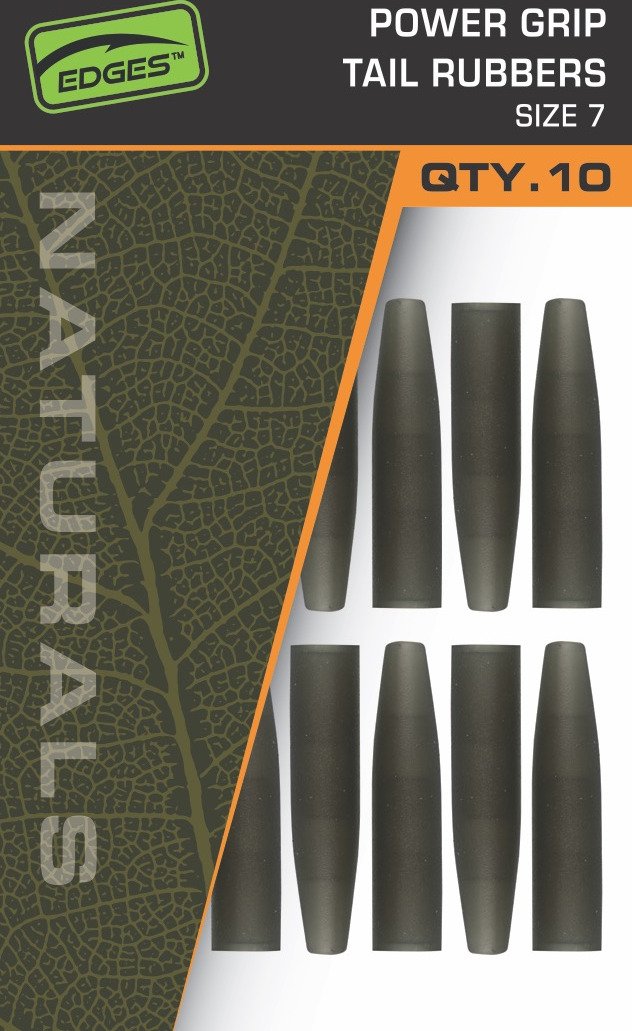 Edges Naturals Power Grip гумени опашки Размер 7 10 бр.