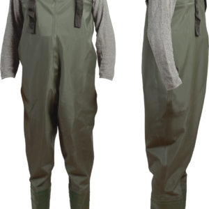 PVC гащеризон за риболов Размер 8-9 EU 42-43 Зелен