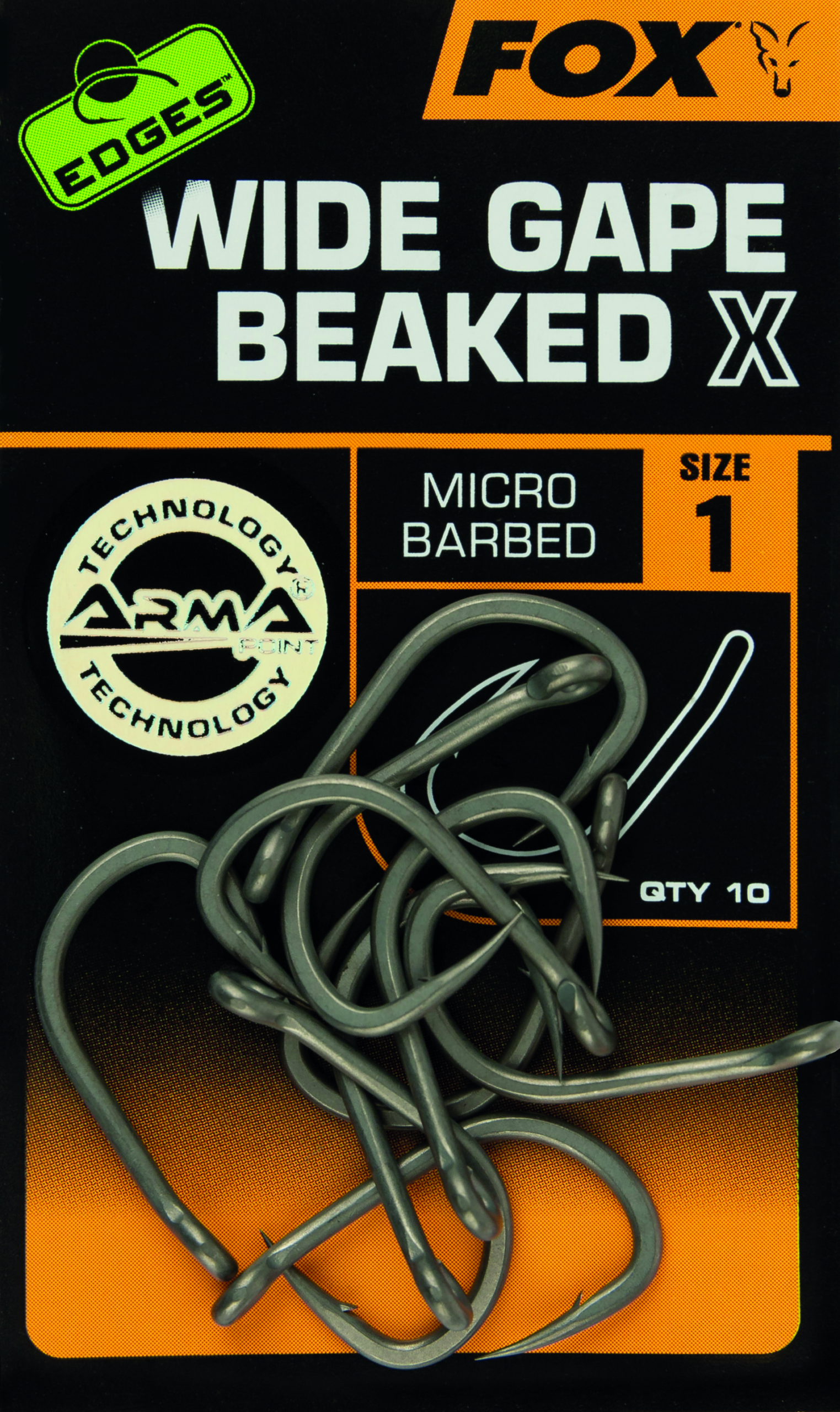 Куки Edges Armapoint Super Wide Gape с навит на вътре край и размер 6