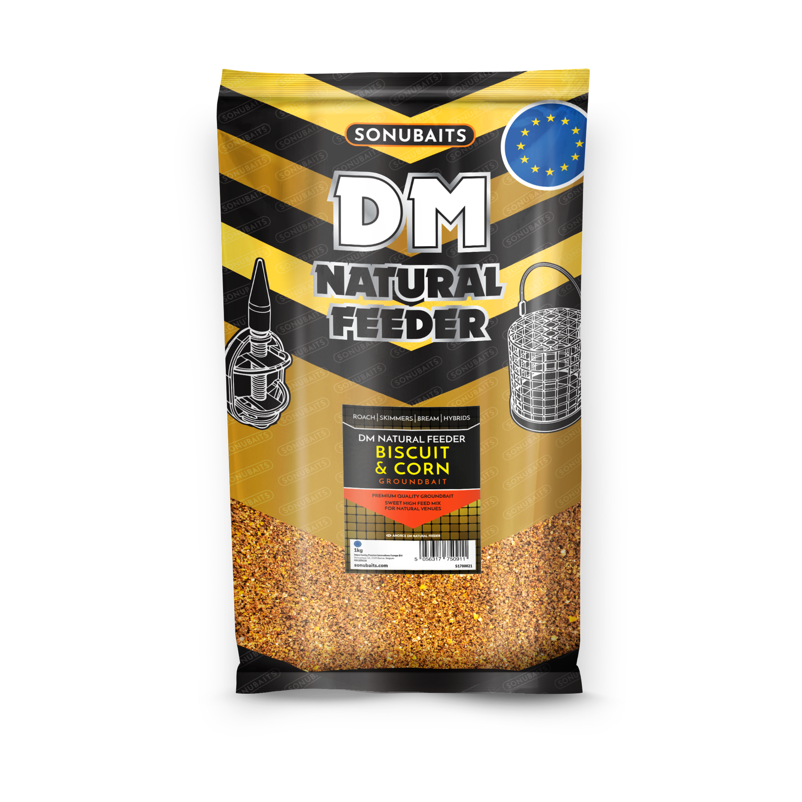 DM Natural Фидер Бисквитка & Царевица