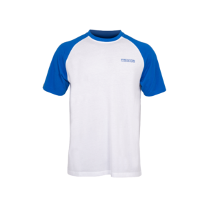 Лека бяла раглан тениска размер Ларж