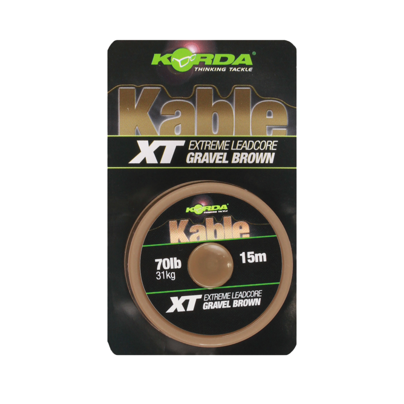 Kable XT Extreme Leadcore 70lb 15m Brown II