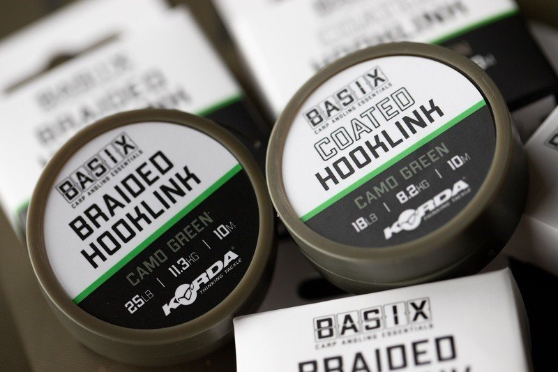 Basix Braided Hooklink 18lb 10m - Плетен повод за кука