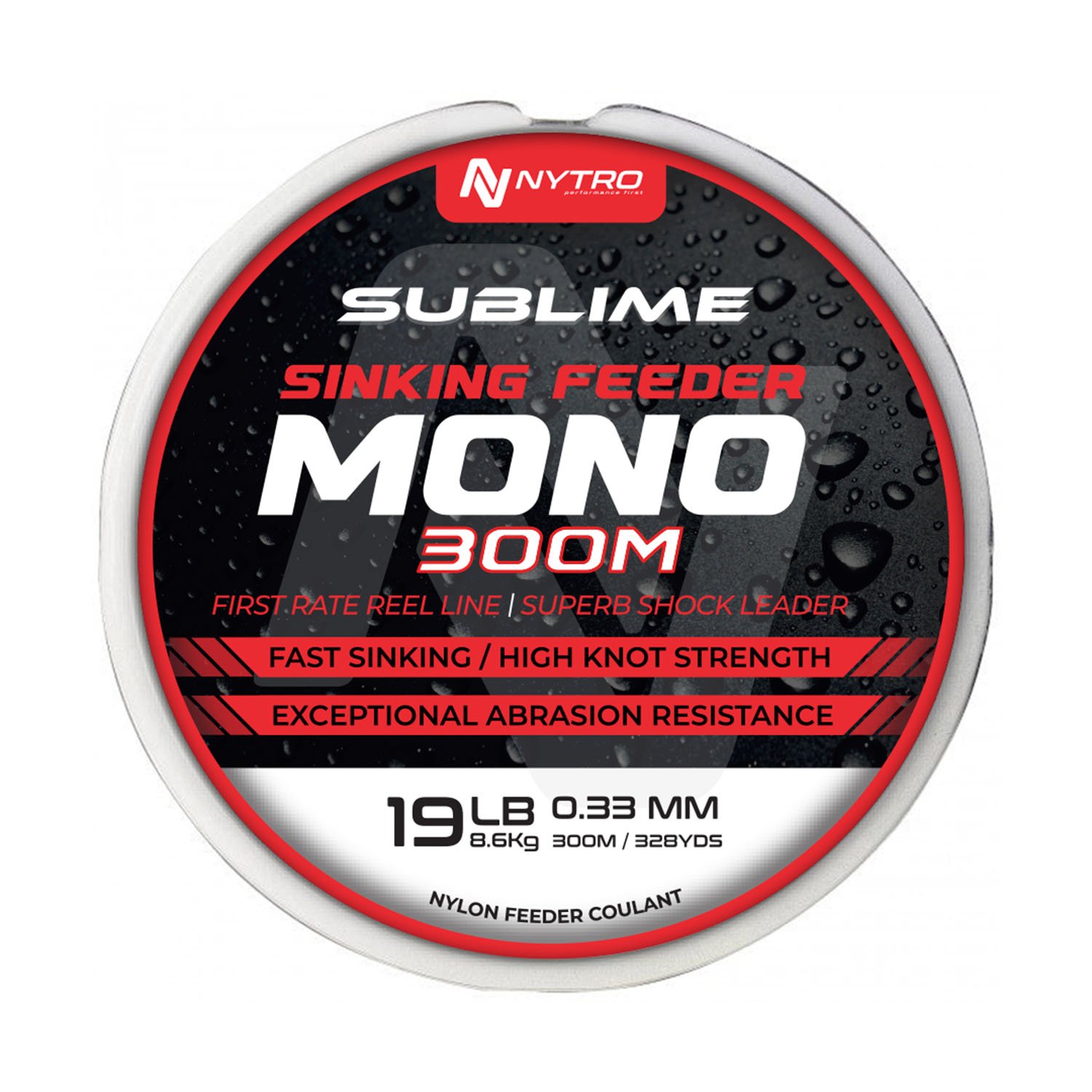 Монофилно влакно NYTRO Sublime Sinking Feeder Mono 300m 0.28