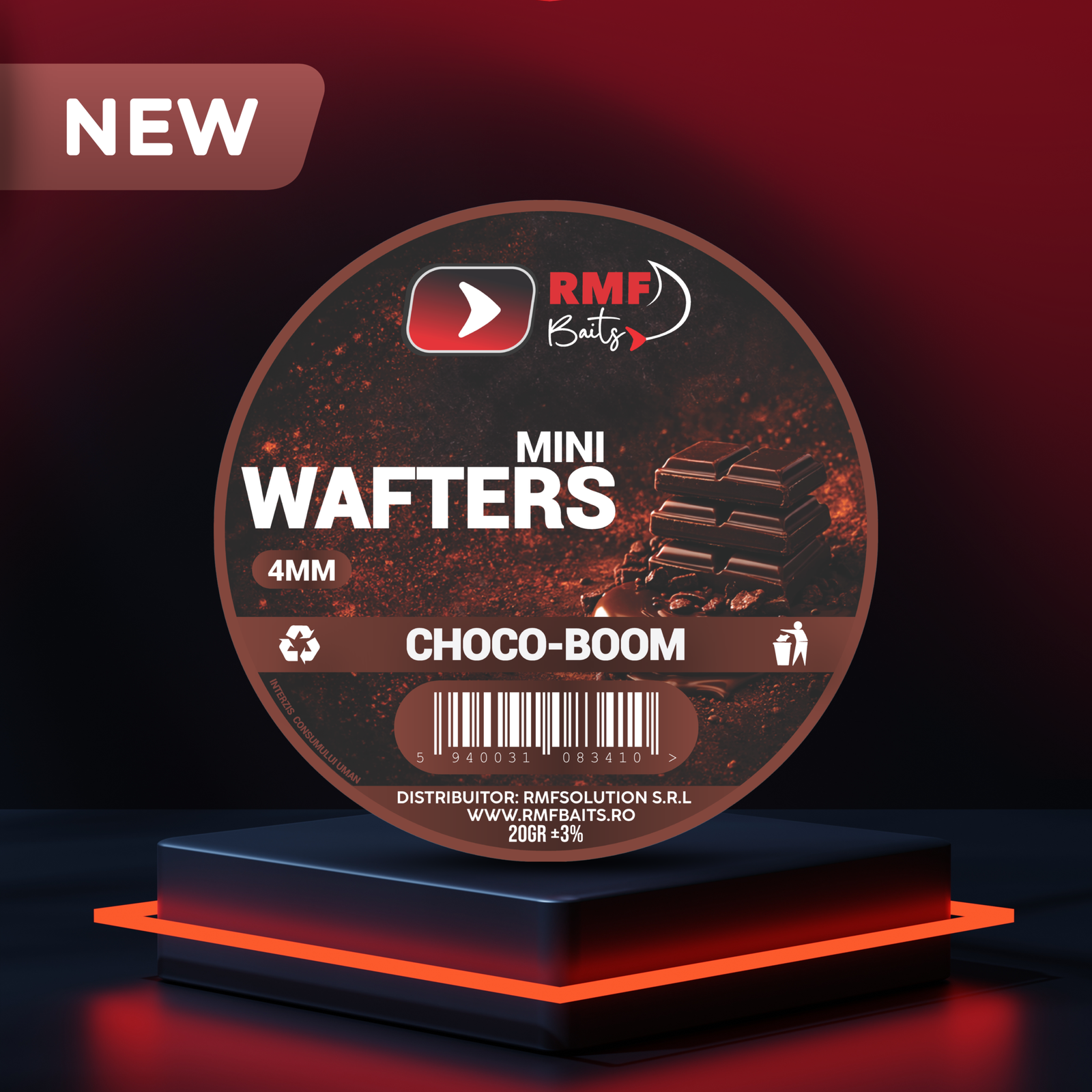 Мини уафтъри RMF MINI-WAFTERS CHOCO-BOOM 4mm