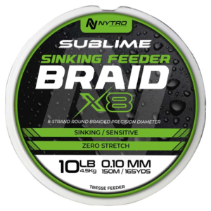 Плетено влакно NYTRO Sublime X8 Sinking Feeder Braid
