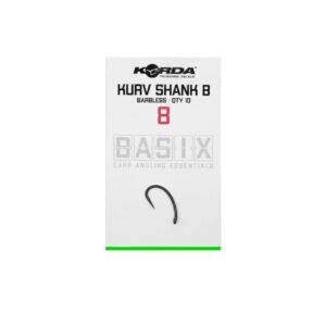 Куки KORDA BASIX Kurv Shank Barbed - Размер 8