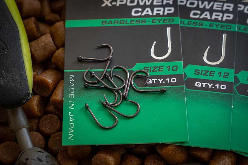 Куки MATRIX X8 X-Power Carp Barbless Eyed №12 - Image 4