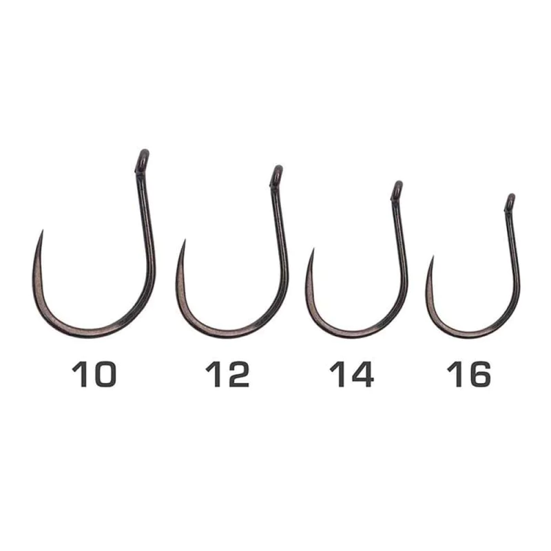 Куки MATRIX X9 Carp Wide Gape Barbless Eyed №14 - Image 9