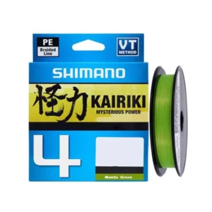Плетено влакно SHIMANO Kairiki x4 Mantis Green 0.19mm 8.2kg 150m