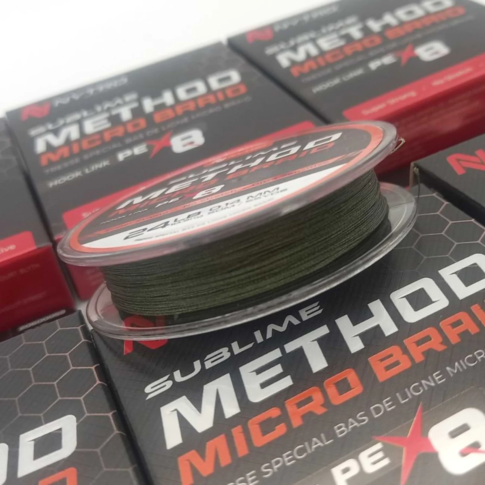 Плетено влакно за повод NYTRO Sublime X8 Method Micro Braid 50m 0.12mm - Image 3