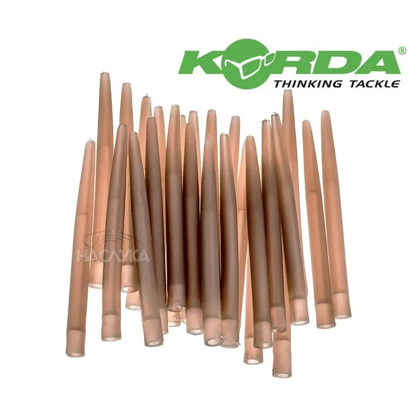 Шлаух KORDA Anti Tangle Hooklink Sleeves Brown - 25 броя - Image 4