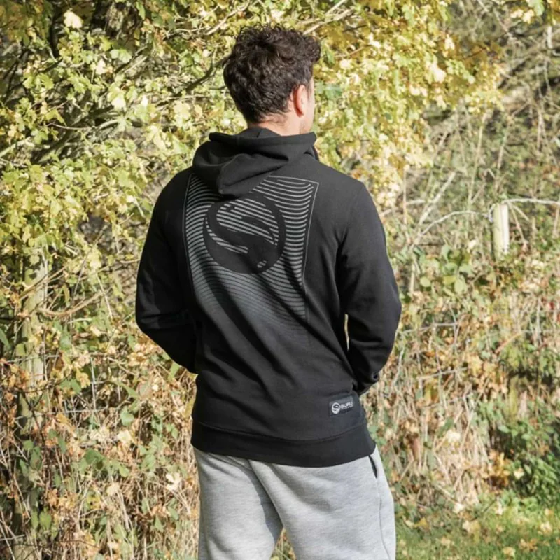 Суитшърт GURU Black Lightweight Hoodie - Размер XL - Image 4