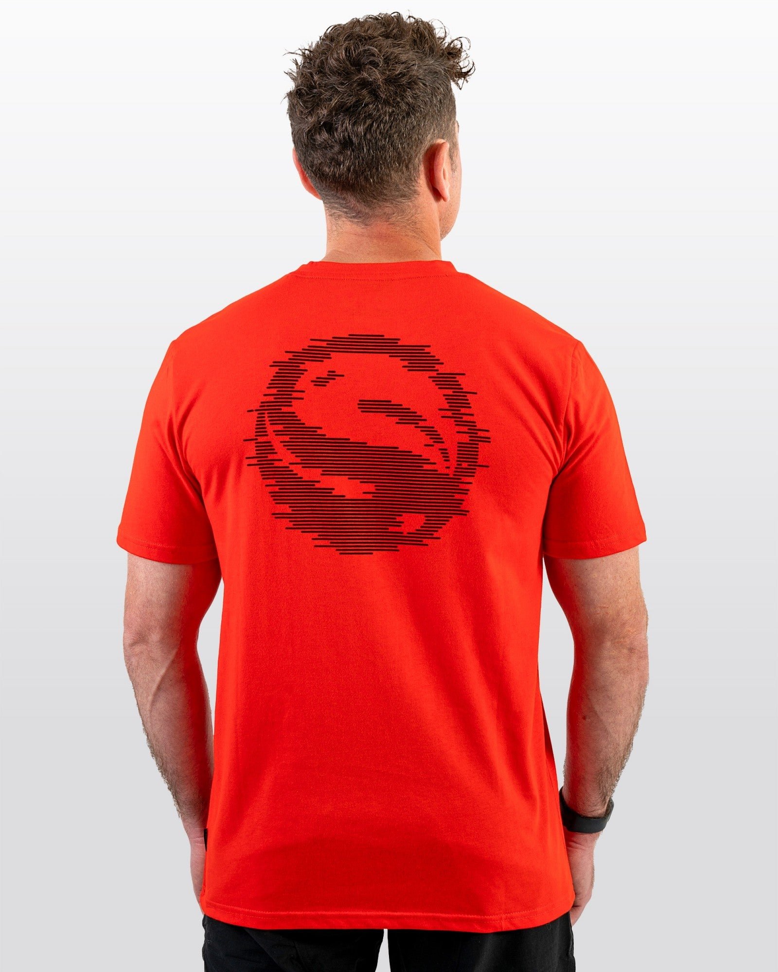 Тениска GURU Glitch Tee Red T-Shirt - Размер XL - Image 4