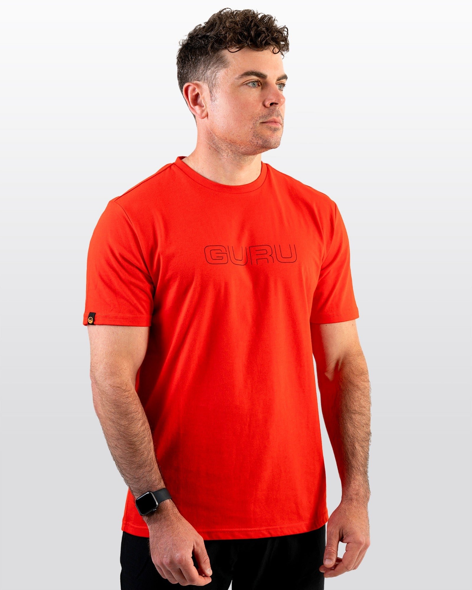 Тениска GURU Glitch Tee Red T-Shirt - Размер XL - Image 3