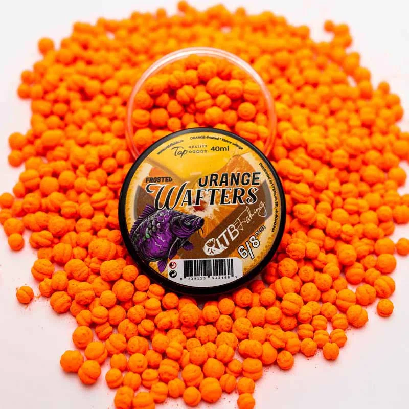 Уафтъри VTBFISHING Frosted Orange 6/8 mm - Image 2