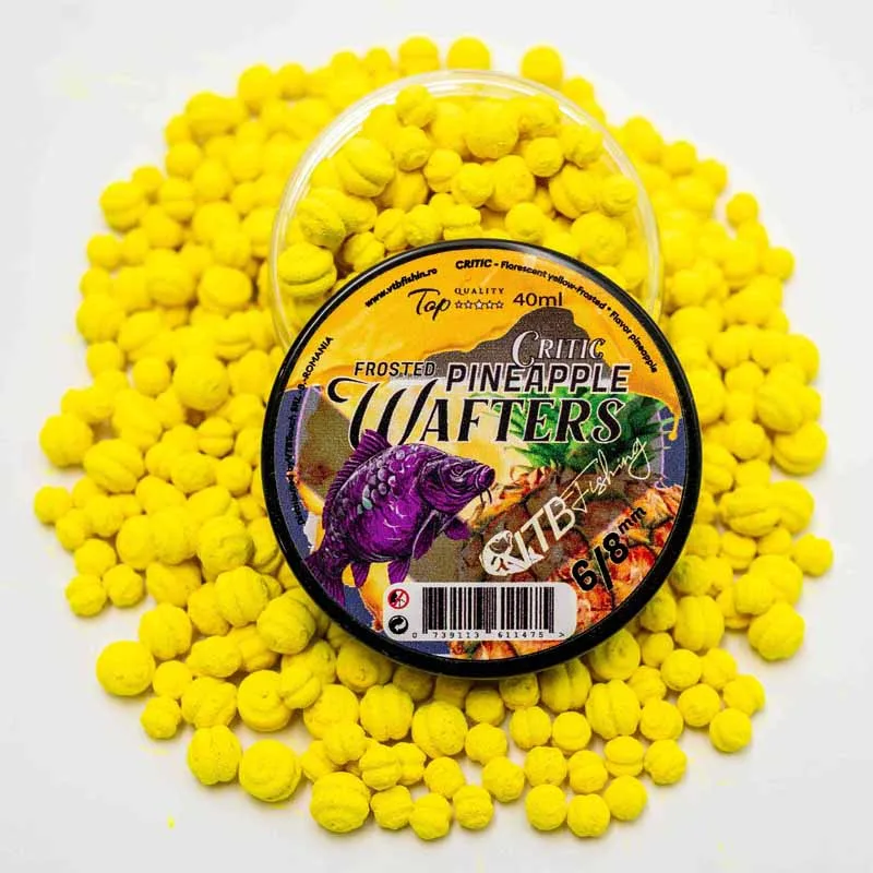 Уафтъри VTBFISHING WAFTERS CRITIC FROSTED PINEAPPLE 6/8 mm - Image 2