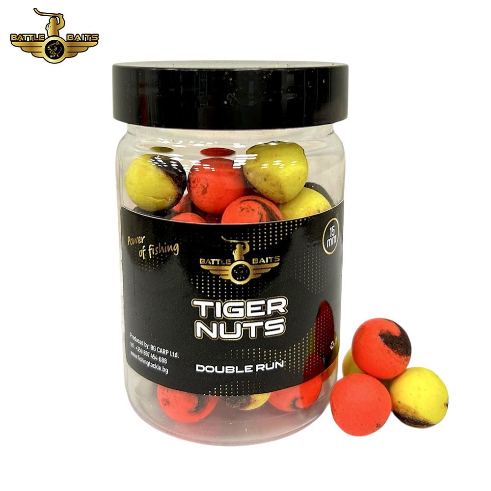 Критично балансирани топчета BATTLE BAITS Double Run Tiger Nuts 15mm