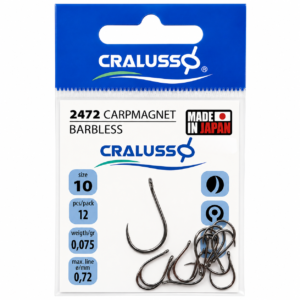 Куки Cralusso Carpmagnet Barbless Cr-2472 - Размер 8