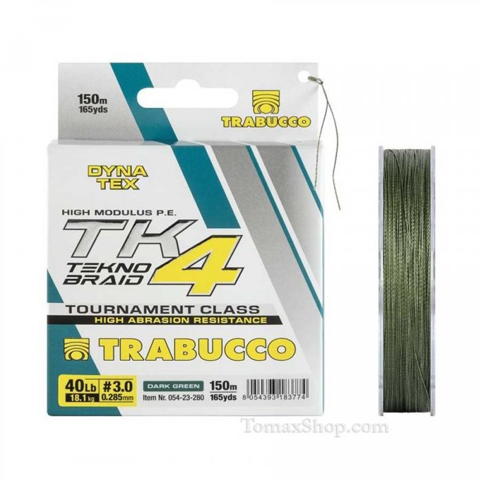 Плетено влакно Trabucco DynaTex TK4 Tekno Braid 0.18 - 150m - Image 3