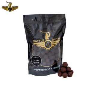 Протеинови топчета Battle Baits Hot Fish Бавноразтворими 20mm, 1kg