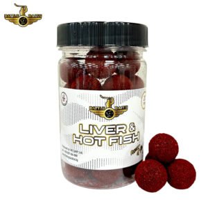 Протеинови топчета Battle Baits Liver - Hot FIsh Бързоразтворими 20mm - Hookbaits