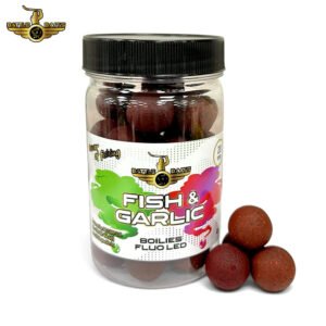 Пушещи протеинови топчета Battle Baits Fish Garlic 20mm - Бавноразтворими
