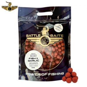 Топчета за захранване Battle Baits Fish & Garlic 20mm 3kg