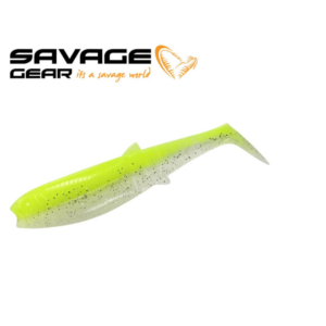 Силиконови примамки SAVAGE GEAR Cannibal Shad 10cm 9g (5pcs) - Fluo Yellow Glow
