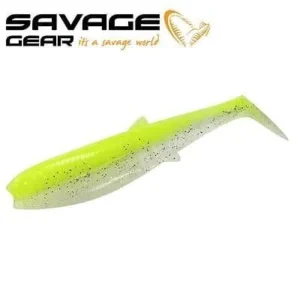 Силиконови примамки SAVAGE GEAR Cannibal Shad 10cm 9g - Fluo Yellow Glow