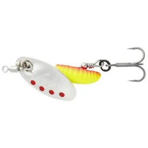 Блесни SAVAGE GEAR Grub Spinners - #0 2.2g - #0 2.2g Sinking Silver Red Yellow