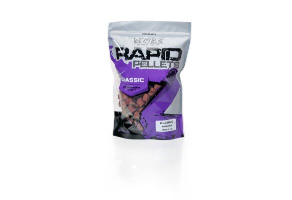 Пелети MIVARDI Rapid Pellets - Classic Red Halibut (1kg)